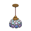 Animal Crossing Items Stained-glass light Purple