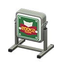 Animal Crossing Items Standing electric sign Books Sign design Silver