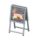 Animal Crossing Items Switch Standing shop sign