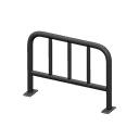 Animal Crossing Items Steel fence Black