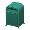 Animal Crossing Items Steel trash can None Signage Green