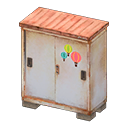 Animal Crossing Items Storage shed Hot-air-balloon stickers Door decoration Damaged