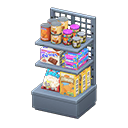 Animal Crossing Items Store shelf Imported foods Displayed items Silver