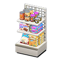 Animal Crossing Items Store shelf Imported foods Displayed items White