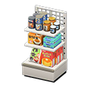 Animal Crossing Items Store shelf Japanese foods Displayed items White