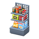 Animal Crossing Items Store shelf Pantry staples Displayed items Silver