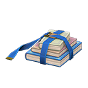 Animal Crossing Items Strapped books Blue