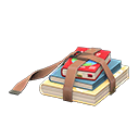 Animal Crossing Items Strapped books Brown