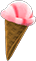 Animal Crossing Items Switch Strawberry cone