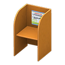 Animal Crossing Items Study carrel Information Posting Brown