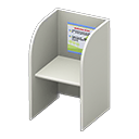 Animal Crossing Items Study carrel Information Posting White