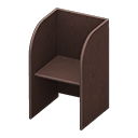 Animal Crossing Items Study carrel None Posting Dark brown