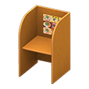 Animal Crossing Items Study carrel Ramen menu Posting Brown