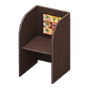 Animal Crossing Items Study carrel Ramen menu Posting Dark brown