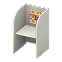 Animal Crossing Items Study carrel Ramen menu Posting White