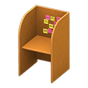 Animal Crossing Items Study carrel Sticky notes Posting Brown