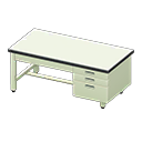 Animal Crossing Items Sturdy office desk White