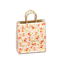 Animal Crossing Items Sturdy paper bag Floral print Design