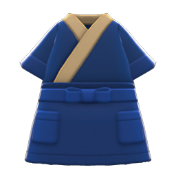 Animal Crossing Items Sushi Chef's Outfit Dark blue