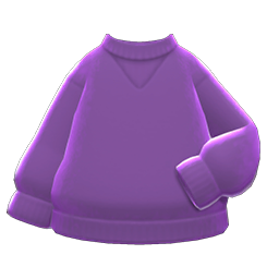 Animal Crossing Items Sweatshirt Purple