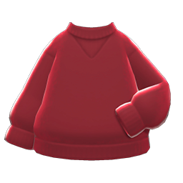 Animal Crossing Items Sweatshirt Red