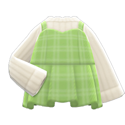 Animal Crossing Items Sweetheart Tank And Shirt Green