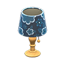 Animal Crossing Items Table Lamp Blue flowers