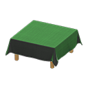 Animal Crossing Items Table With Cloth Green