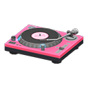 Animal Crossing Items Tabletop record player Pink