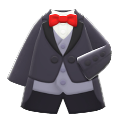 Animal Crossing Items Tailcoat Black