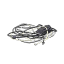 Animal Crossing Items Tangled cords Black & white