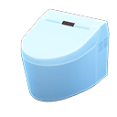 Animal Crossing Items Tankless Toilet Light blue