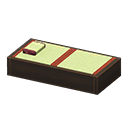 Animal Crossing Items Tatami Bed Black