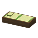 Animal Crossing Items Tatami Bed Dark brown