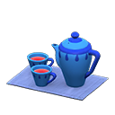 Animal Crossing Items Tea Set Blue / Blue