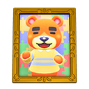 Animal Crossing Items Teddy'S Photo Gold