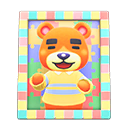 Animal Crossing Items Teddy'S Photo Pastel