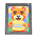 Animal Crossing Items Teddy'S Photo Silver