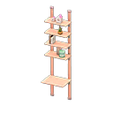 Animal Crossing Items Tension-pole rack Pink