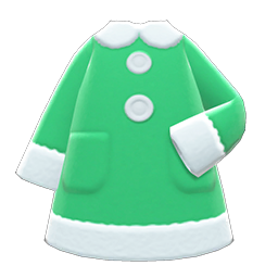 Animal Crossing Items Terry-cloth Nightgown Green