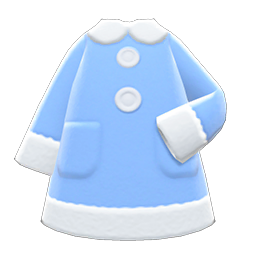 Animal Crossing Items Terry-cloth Nightgown Light blue