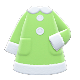 Animal Crossing Items Terry-cloth Nightgown Lime