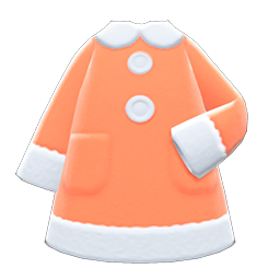 Animal Crossing Items Terry-cloth Nightgown Orange