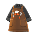 Animal Crossing Items Thank-you Dad apron Brown