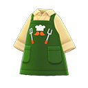 Animal Crossing Items Thank-you Dad apron Green