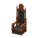 Animal Crossing Items Throne Black Fabric color Copper