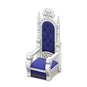 Animal Crossing Items Throne Blue Fabric color White