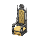 Animal Crossing Items Throne Gold Fabric color Silver