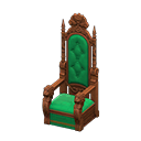 Animal Crossing Items Throne Green Fabric color Copper