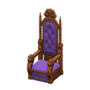 Animal Crossing Items Throne Purple Fabric color Copper